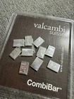 Lot of 10 - 1 Gram Valcambi Suisse Silver Bars .999 Fine Pure Bullion 1g Each