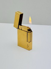 S.T. Dupont Ligne 2 Gatsby Feuerzeug Vertical Lines Vintage Ping Paris
