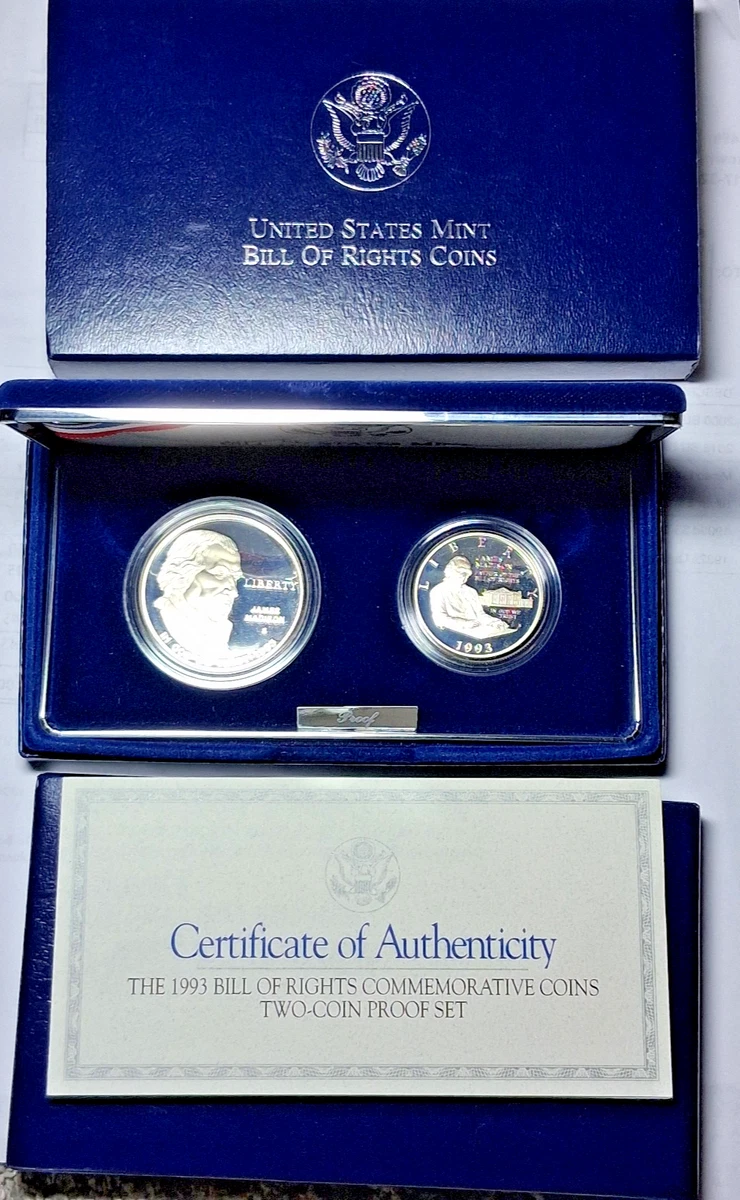   1993年 記念プレート 25+ 1993 Proof US Commemorative Coins for sale | Updated Oct 2026
