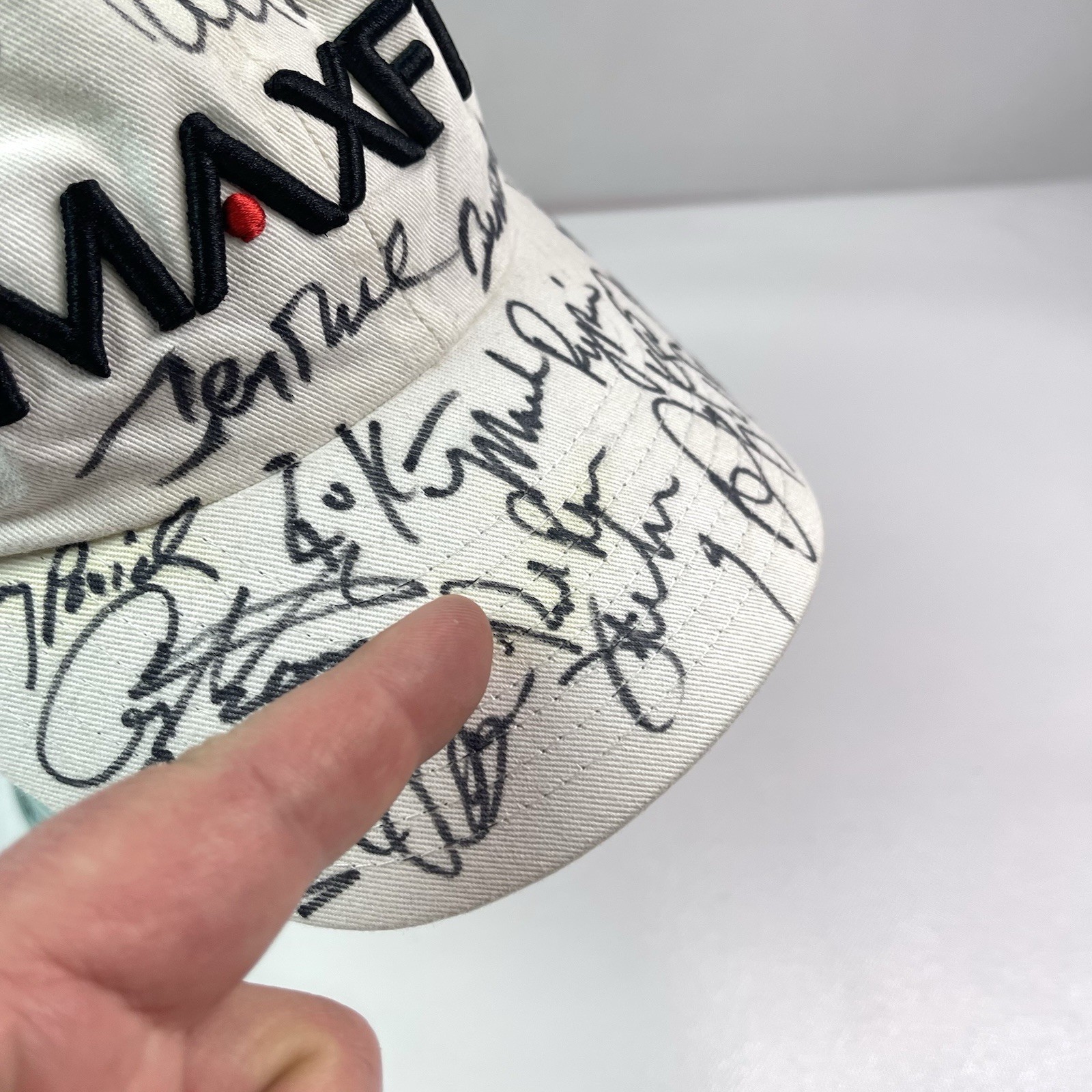 Maxfli Golf Hat Cap Multi Signed Autographed Vint… - image 13