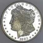 1883 S MORGAN DOLLAR PROOF LIKE OBV! EPIC PIECE! FULL FROSTY FEATHERS NR #G64777