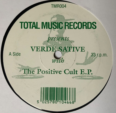 Verde Sative - Positive Cult E.P. - Total Music - Vinyl 12''