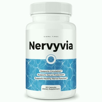 Nervyvia Capsules, Advanced Nerve Health Support Supplement 60ct