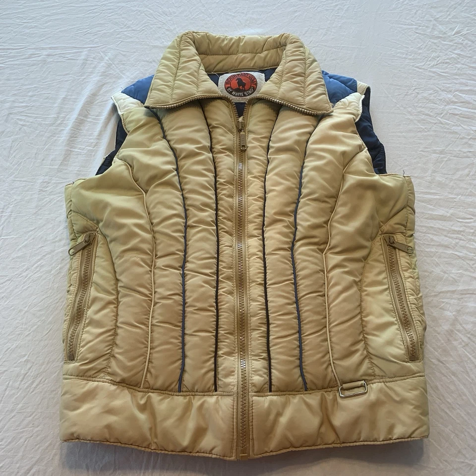 Vtg Puffer Vest Women’s Sz Med Mountain Goat by White Stag Blue Ski Outdoors 70s - Image 2 of 4