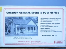HO Craftsman Kit AMB Laser Kit #123 CORYDON GENERAL STORE & POST OFFICE