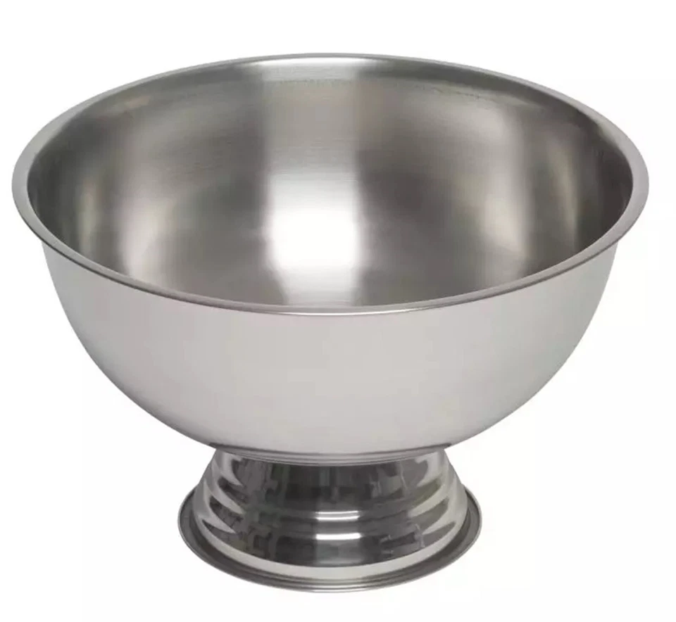 EBAXX Sektschale 40cm Sektkühler Champagner Kühler Weinschale Wein Edelstahl Schale