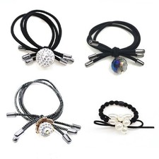 Fashion Pearl Rhinestone and Crystal Hair Ties