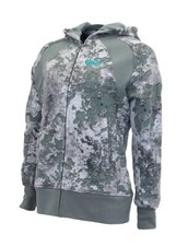 Apricity Hoodie, Camo Pattern Zip Through with Front Pockets, Size - XL