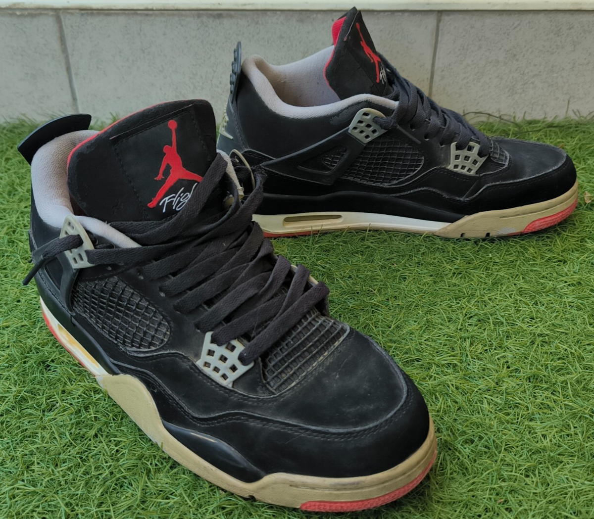 Nike Air Jordan 4 Retro Bred 308497-060 Size US 8.5 EU 42 | eBay