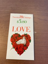 1994 29 cent Love Dove complete booklet of 20 Scott #BK214 Unopened