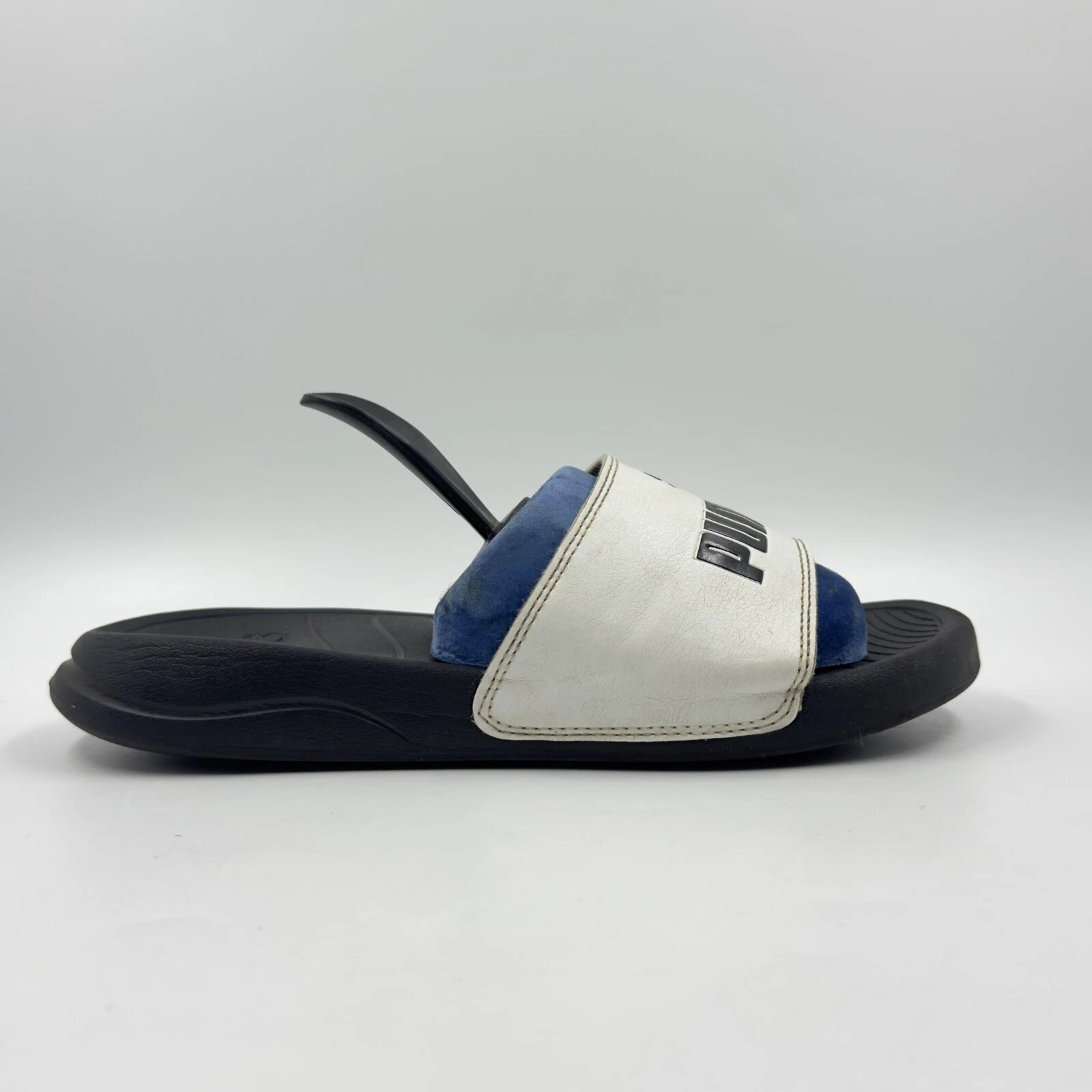 Puma Poppet scivoli bianchi per ragazzi più grandi taglia UK 3