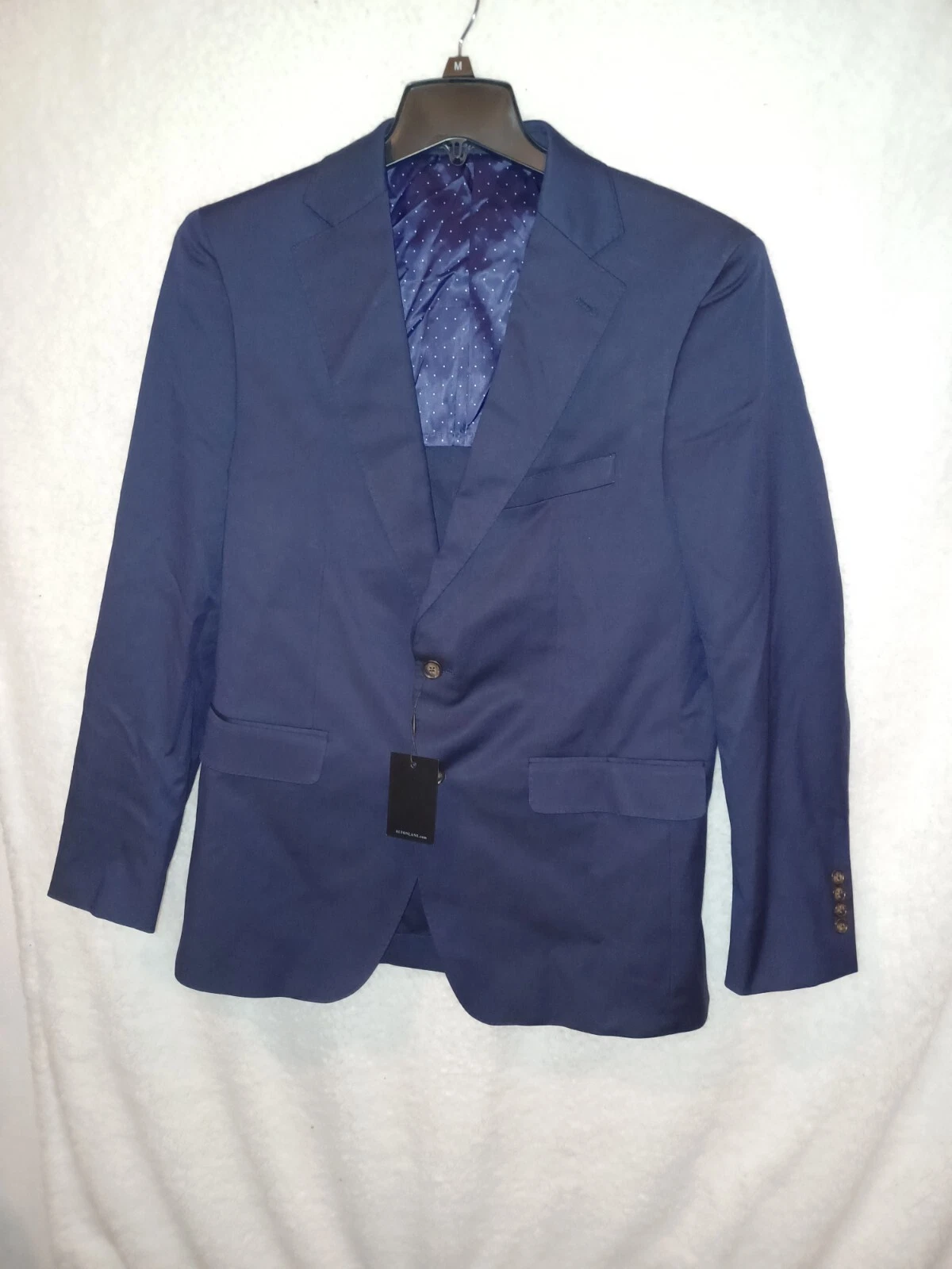 Alton Lane Stretch Blazer Jacket Sport Coat Slim Fit Navy Blue Sz 44R Men (24C)