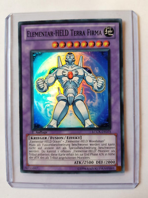 Elementar-HELD Terra Firma LCGX-DE075 Super-Rare 1 Auflage YU-GI-OH Karte LP