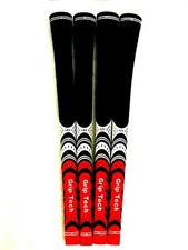 13 NEW Grip-Tech MULTI COMPOUND golf grips - BLACK WHITE RED - Standard Size