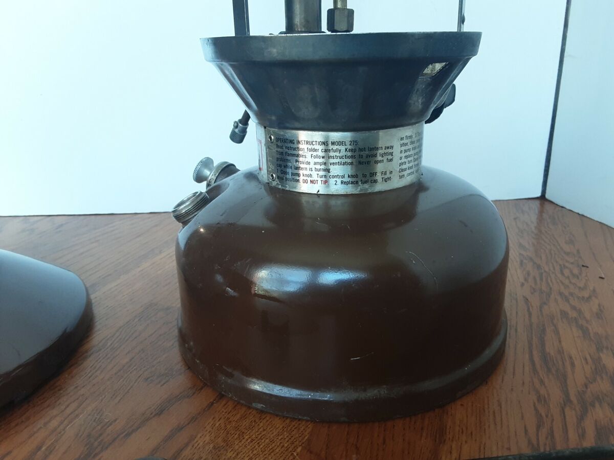 Vintage 1978 Brown Coleman Lantern Model 275 Double Mantle Vintage 1978 Brown Coleman Lantern Model 275 Double Mantle