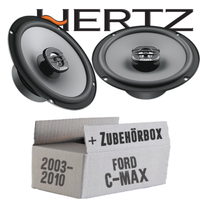 Hertz Lautsprecher FüR Ford C-Max Heck Boxen Auto EinbauzubehöR-Einbauset Hinten