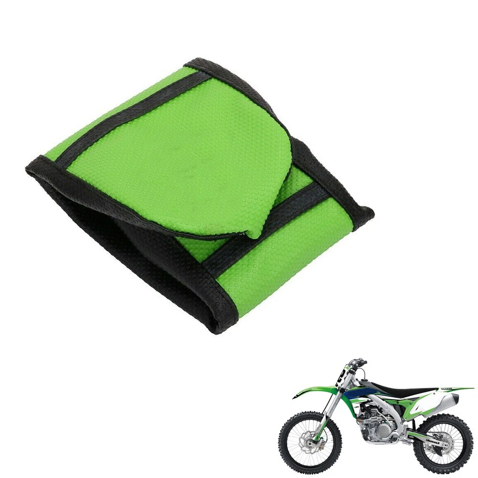 Gripper Soft Seat Cover Green Dirt Bike Fit For Kawasaki KX125 KX250 99-02 - Image 4 of 4