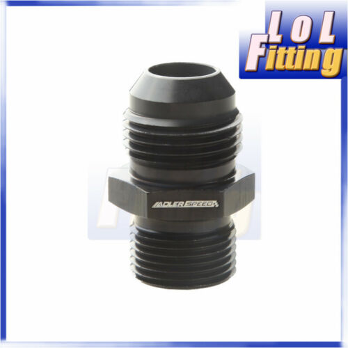 Male -10 AN 10AN AN10 AN 10 Flare To M20x1.5 Metric Straight Fitting Black - Afbeelding 1 van 5