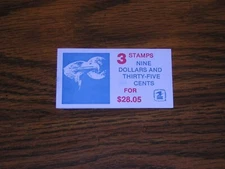 BK140B 1909a $9.35 Express Eagle booklet of 3