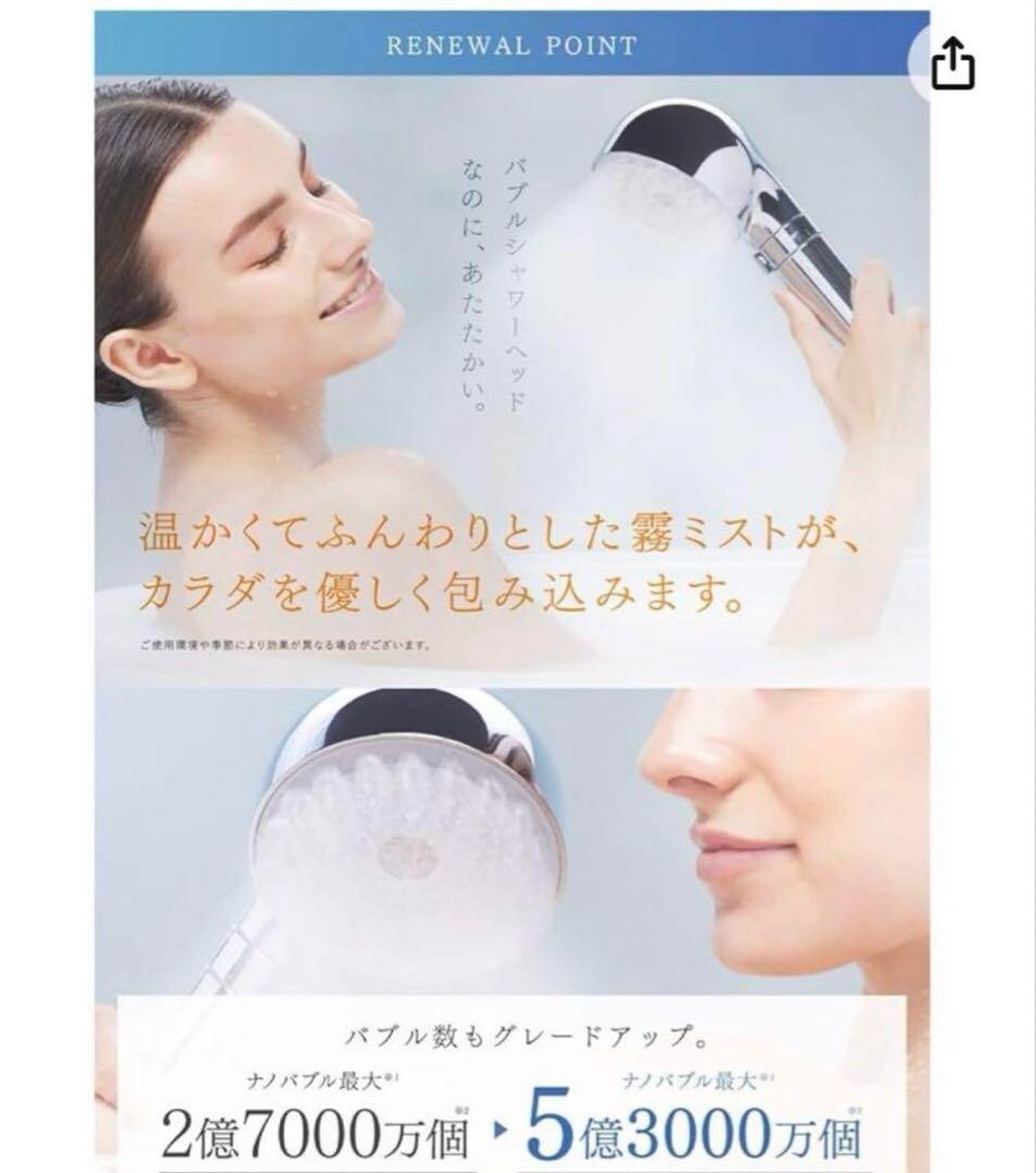 MYTREX HIHO FINE BUBBLE+ Shower Head Silver MT-HFBP22SL