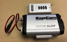 POLICE DASH CAM 30X OPTICAL ZOOM DAY NIGHT CAMERA 1200 TVL WIRELESS RF REMOTE