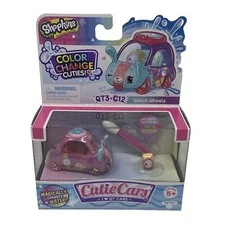 Shopkins Cutie Cars Color Change Cuties! Watch Wheels Figure Pack QT3-C12