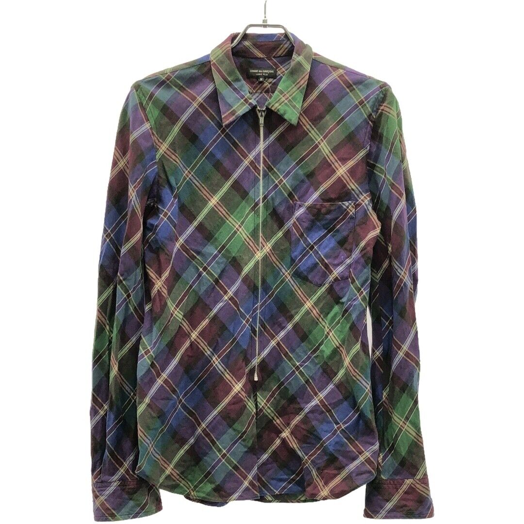 COMME des GARCONS HOMME PLUS 1997AW Bias Period Zip Up Check COMME des GARCONS HOMME PLUS 1997AW Bias Period Zip Up Check