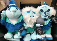 GEMMY Haunted Mansion Hitchhiking Ghosts Gus Ezra Phineas 16-20 Greeters Plush