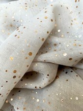 Dot Spot Print Scarf  Metallic Fashion Soft  Scarves  Sparkle latest Foil Shawl 