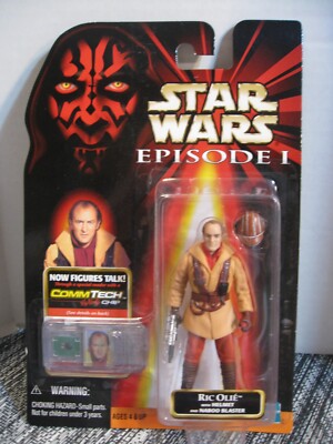 Star Wars Episode 1 - Ric Olie w/ Helmet / Commtech Chip - Collection 2 - 1998