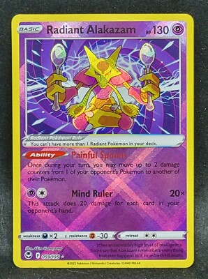 Pokemon - Silver Tempest - Radiant Alakazam - Radiant Rare - 059