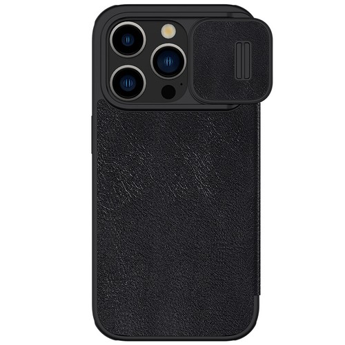 For iPhone 15 Pro Max Nillkin Card Pocket Protection Camera Leather Folio Case - Picture 23 of 34