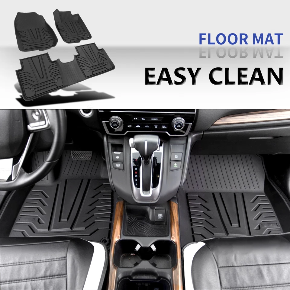 For 2017-22 Honda CRV Hybrid Floor Mats Cargo Mats Backrest Mat Trunk Liners TPE — 第 3/4 张图片
