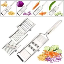 Vegetable Slicer Grater Tool 3 in 1/ 4 in 1,Stainless Steel Cutter Multi-Purpose