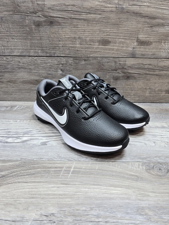 Zapatos de golf Nike Air Victory Pro 3 DV6800-010 negros blancos grises para hombre talla 7,5 NUEVO Foto 2 de 4