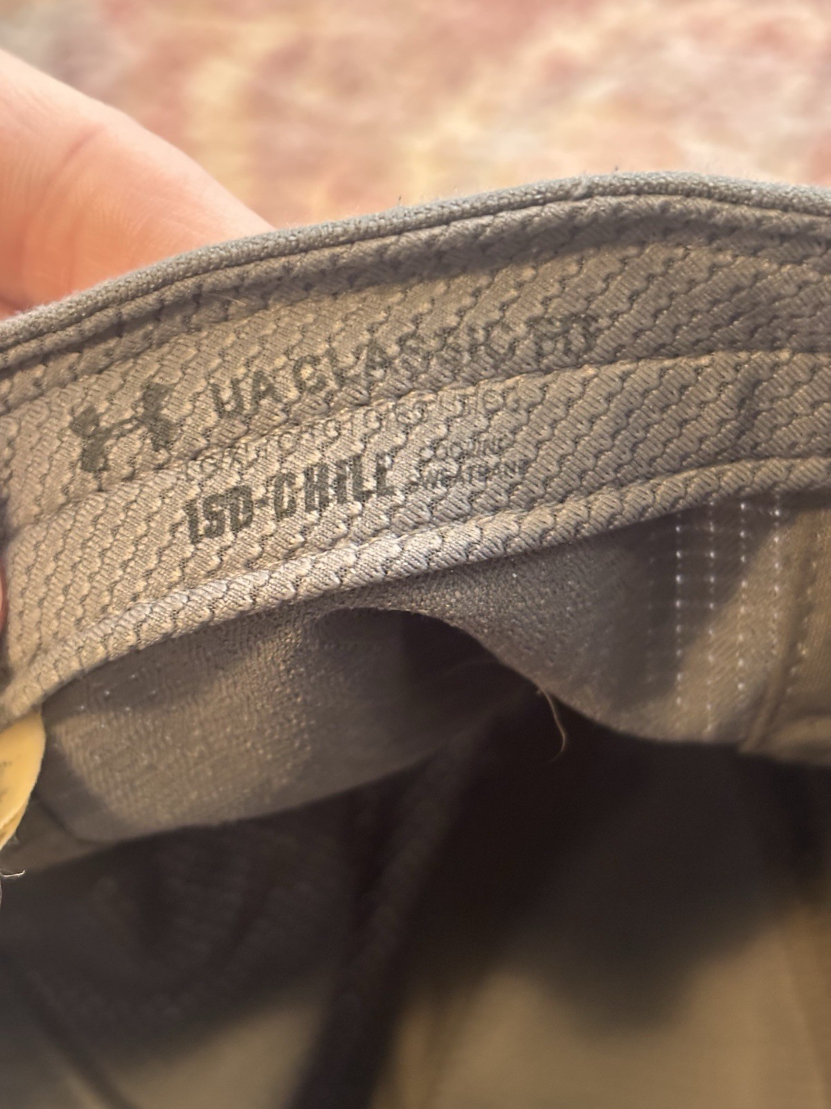 Under Armour Gray Iso-Chill Solid Baseball Cap LG… - image 5