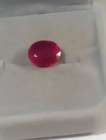 NATURAL EARTH MINED GGL CERTIFIED GEM TESTED HEATED OVAL RED RUBY 7.42 CTS. — photo 2