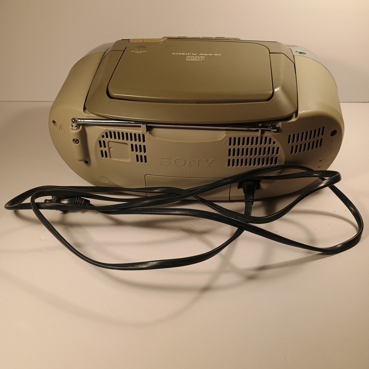 Sony CFD-S01 CD/Radio/Cassette Boombox W Power Cord Vtg Tested Read Description