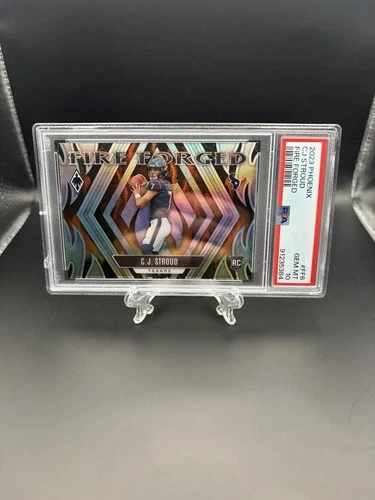 2023 Phoenix CJ Stroud Rookie RC Fire Forged Silver PSA 10
