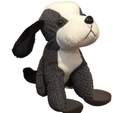 Tony Toy Puli International Dog Plush Gray White Textured Puppy Stuffed PQ1905