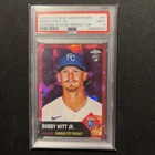 2022 Topps Chrome Platinum Bobby Witt Jr. RC Fuchsia Atomic Refractor /100 PSA 9