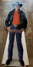 Vintage Richard Petty Lifesize Standee Autographed - Red Wing Shoes W/2 Posters