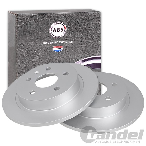 2X A.B.S. Bremsscheiben 292Mm Hinten Passend FüR Chevrolet Malibu Opel Insignia-image