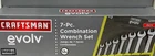 CRAFTSMAN EVOLV 7-PIECE WRENCH SET & CARRY CASE 12 PT. SAE INCH 12352 NOS NEW 🔥