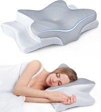 Ultra Pain Relief Cooling Pillow for Neck Support, Adjustable Cervical Pillow