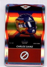 Formula 1 UNO Elite F1 #062 Carlos Sainz Helmet Red Foil Card