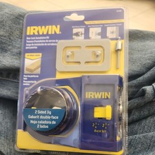 Irwin Door Lock Installation Kit 3111001 – Wood Door Hole Saw Jig – NEW Sealed