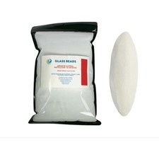 1LB 50 Micron Glass Beads Blast Media, Fine Abrasive for Precision Cleaning, Su