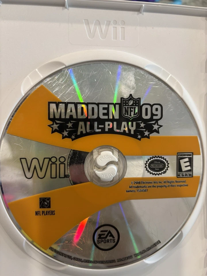 Lote De 3 Juegos Nintendo Wii Incluyendo Madden 09, NBA 2k Y 2010 FIFA SA Probado Foto 4 de 4