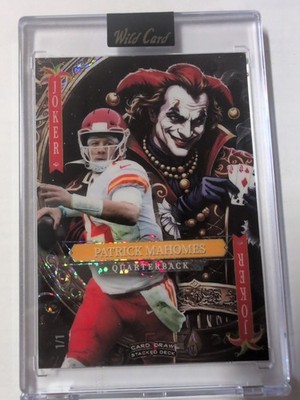 レア　DOWRY POLE PATRICK HUNT 🔥2025 Wildcard Patrick Mahomes 1/1 Joker Nat'l Exclusive